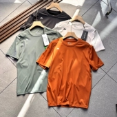 外贸圆领免烫运动健身休速干弹力透气短袖 男士 T恤 高端夏季 特价