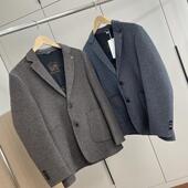男士 秋季 外贸商务休闲百搭单西西服外套 挺括有型 双面呢羊毛