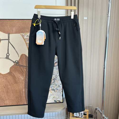 男女同款！细腻加绒！外贸男装冬季户外防风防水保暖直筒休闲裤潮