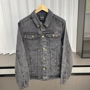 情侣款 北美牛货 秋季 外贸男装 复古休闲牛仔夹克外套潮 利落有型
