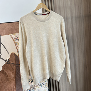 秋冬百搭休闲圆领套头针织衫 外贸男装 毛衣潮 细腻亲肤 门店299