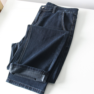 外贸重工水洗休闲柔软直筒牛仔裤 DOM公司单 男士 春季 细腻弹力