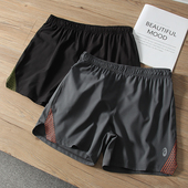 轻薄透气 外贸男装 夏季 出口欧美 户外运动速干健身跑步三分短裤