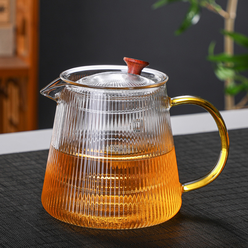 浅茗轩高硼硅耐高温直身壶