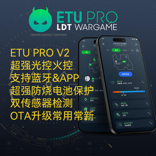 【618新品】[超强光控]LDT ETU V2 PRO蓝牙APP版 超强电池保护