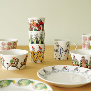 Beskow系列骨瓷马克杯家用早餐碗天鹅 Elsa 瑞典进口Design House