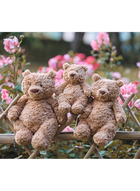 英国jellycat巴塞罗熊正品玩偶送女友生日礼物毛绒玩具玩偶孩子礼