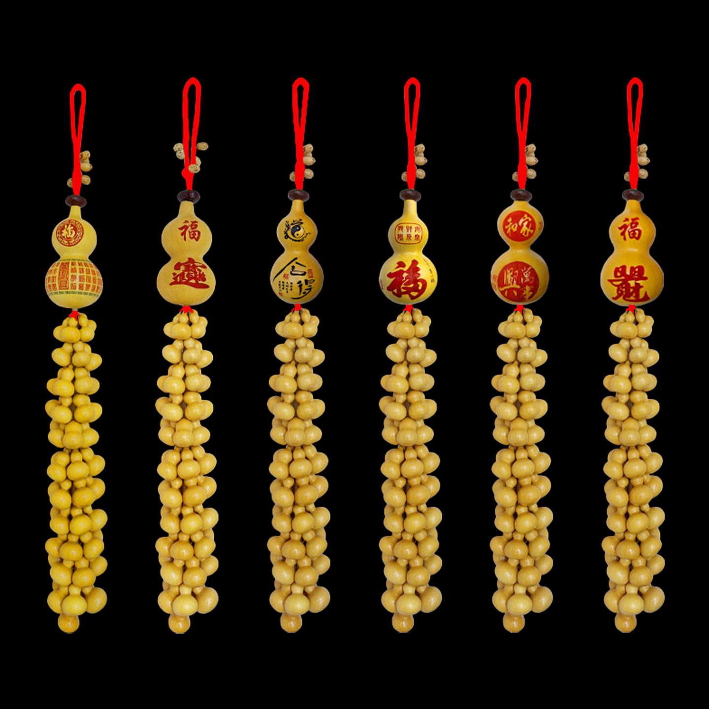 天然葫芦门对门挂件创意家居门口装饰红绳编制店铺客厅走廊装饰