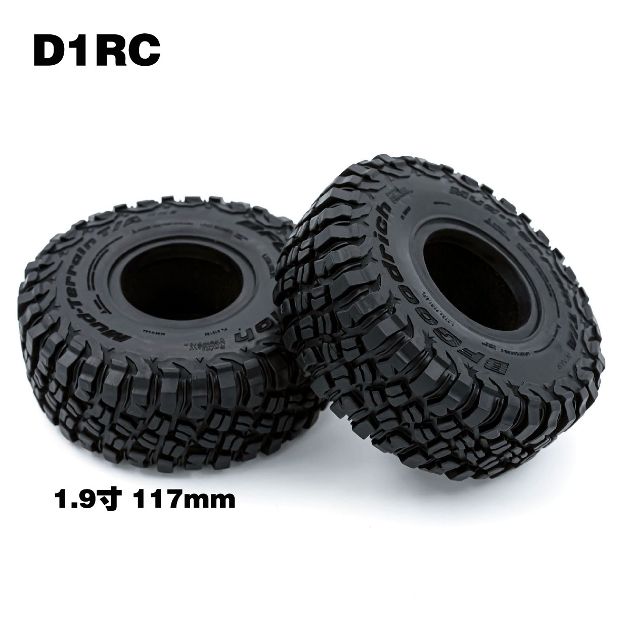 1.9寸攀爬胎皮百路驰117MMTRX4