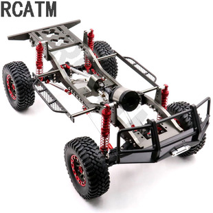 D90攀爬车改装90046车桥拉杆版 D9车架 前置行星波箱 285轴距车架