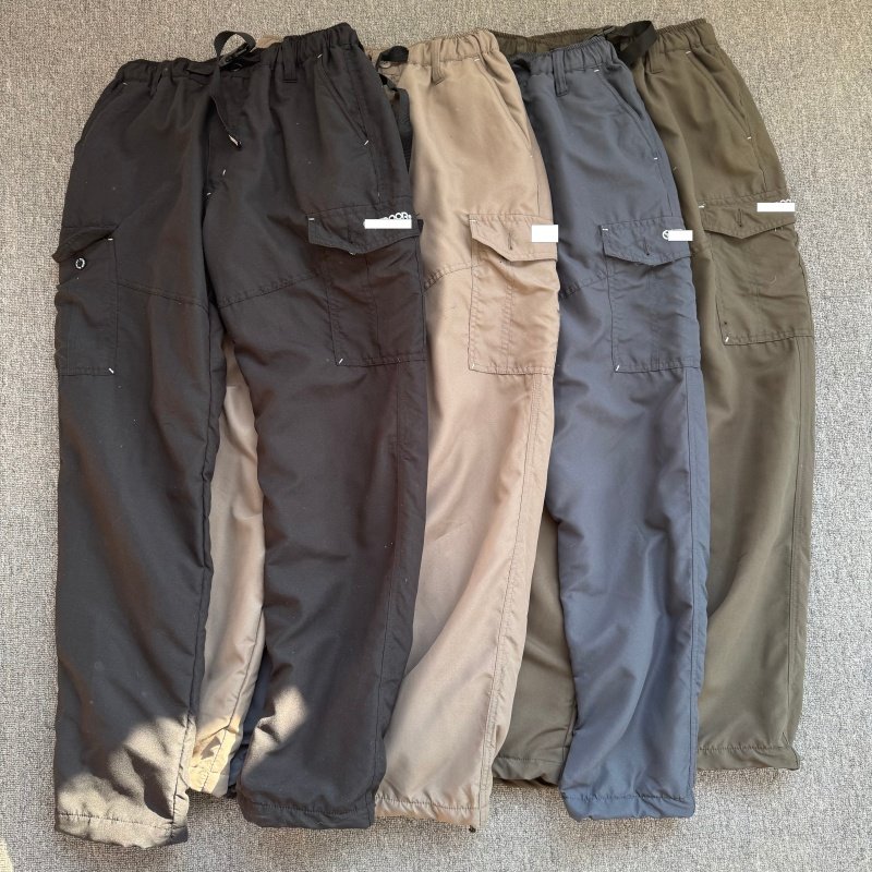 日单尾货秋冬男款加绒裤子休闲棉布户外休闲男裤工装多兜男裤6410