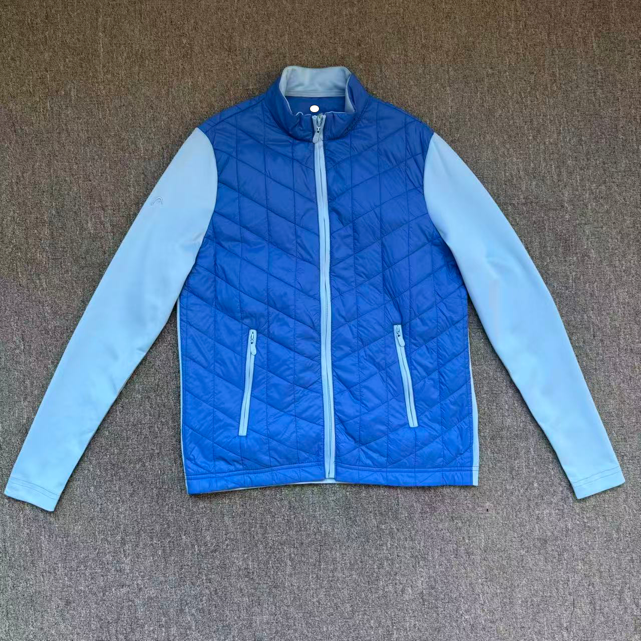 外贸尾货男款春秋轻薄外套户外训练运动男士休闲直筒外套夹薄棉款