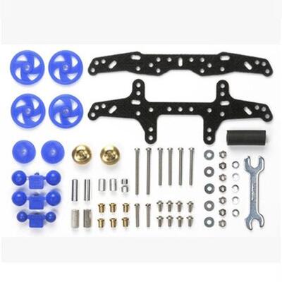 田宫正品四驱车 15435 MS S2 VS AR 底盘用龙头凤尾丁丁导轮套装