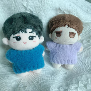 10cm海星体娃衣手作编织毛衣10厘米正常体可爱纯色小衣服绒绒套头