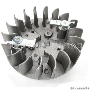 49cc迷你摩托车配件两冲小跑车越野车手拉启动器散热片风扇.议价