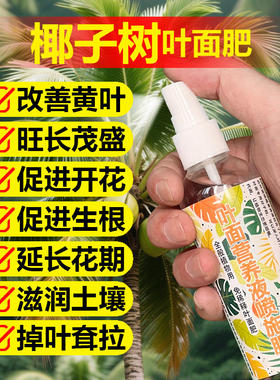 椰子树专用肥料种植树苗营养液小苗旺长生根发新芽长新叶面肥肥料
