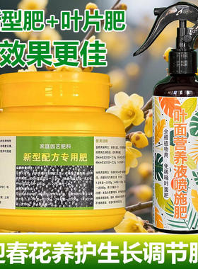 迎春花专用肥料专用土培水培老桩树苗花盆栽盆景营养液叶面肥肥料
