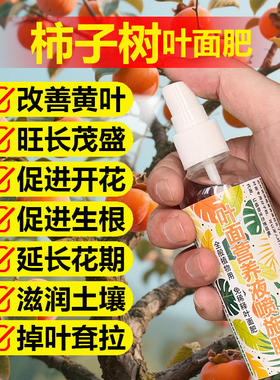 柿子树专用肥料柿子果树营养液叶面肥有机肥盆栽种植土水溶化肥料