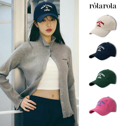 【官方正品】rolarola刺绣棒球帽