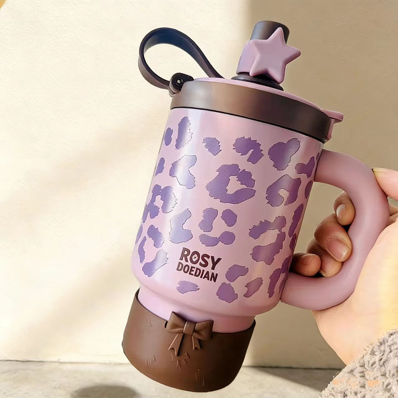 适配ROSYDOEDIAN吸管杯底套防滑防摔保护套防磨损杯底硅胶水杯套图片