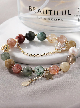 天然水晶手链水晶韩版女