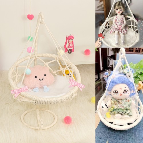 BJD娃屋场景道具棉花娃娃秋千