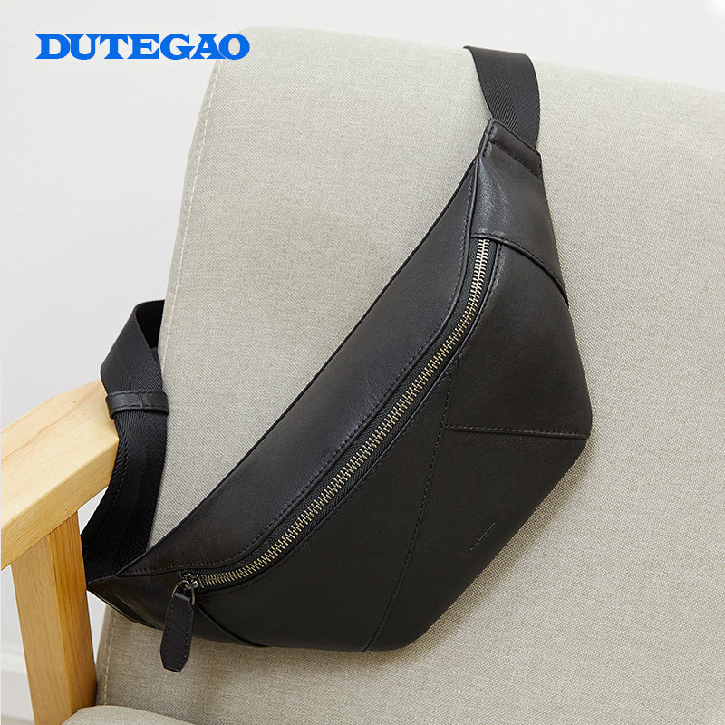 都特高dutegao真皮胸包大容量