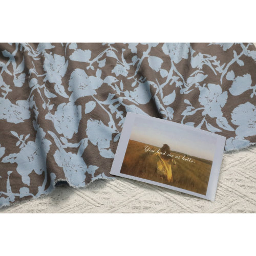 Hok **h sun*ell复古花影   21坑灯芯绒【QB021002-1】定制不退换