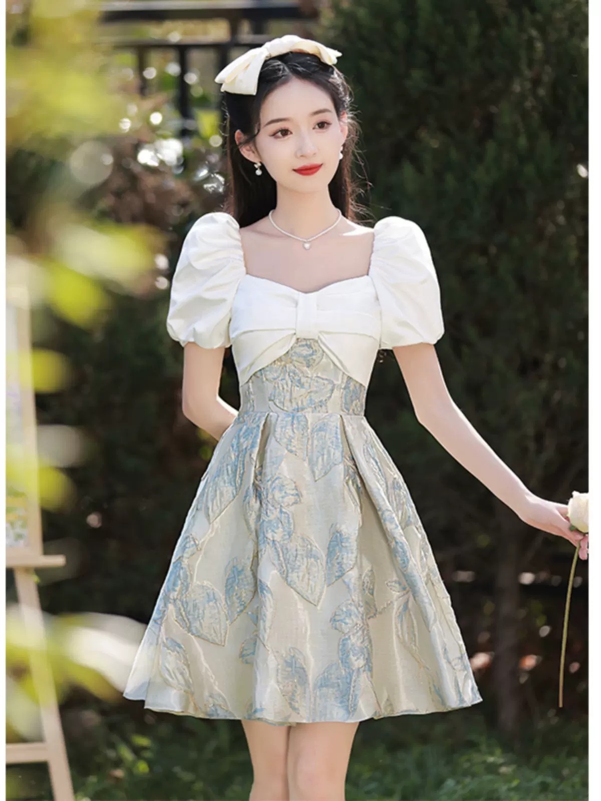 毕业晚礼服蓬蓬18岁艺考高级感图片