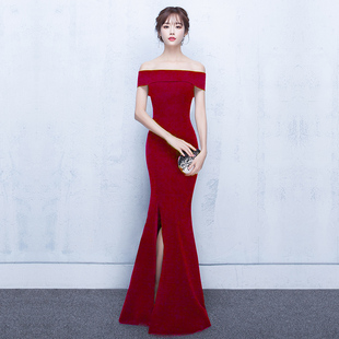 敬酒服新娘高级感秋冬季结婚礼服缎面回门答谢宴显瘦法式气质订婚