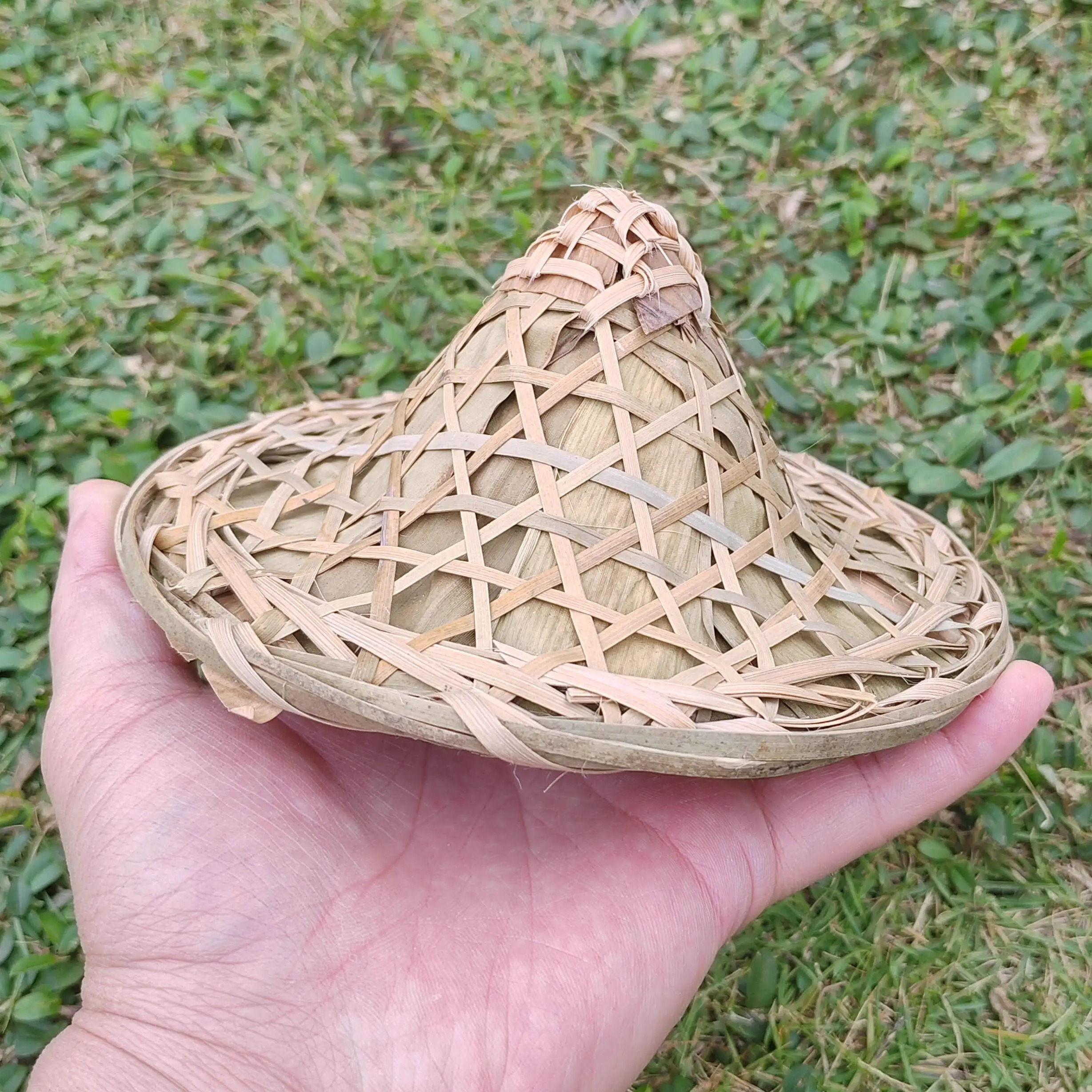 迷你斗笠茶盖摆件饰品