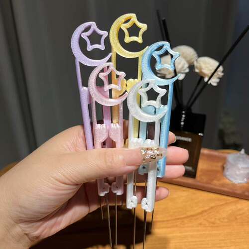 拼豆笔2.6mm小豆拼豆长镊子双针星月60拼豆笔豆针拼豆铲拼豆工具