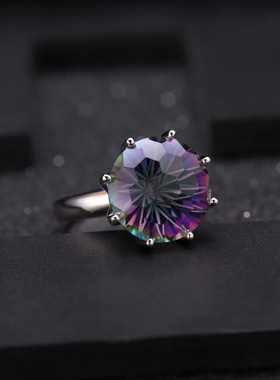 奢华高级感S925银欧美复古风vintage气质小众欧式高颜值纯银戒指