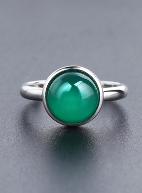 个性简约S925银高颜值欧美复古风vintage气质小众高级感纯银戒指