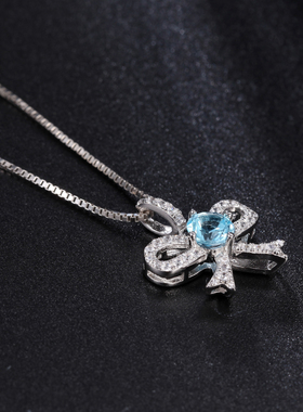 设计师款轻奢S925银高颜值欧美风时尚个性小众高级感纯银项链吊坠