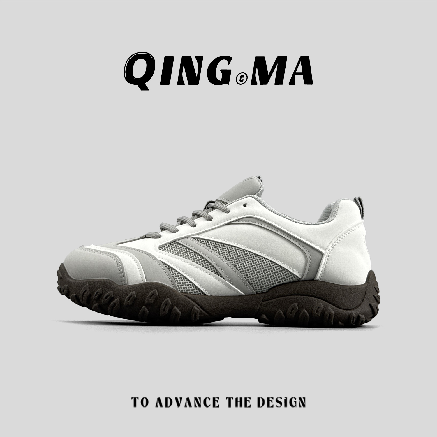 登山鞋小众拼色百搭休闲运动鞋