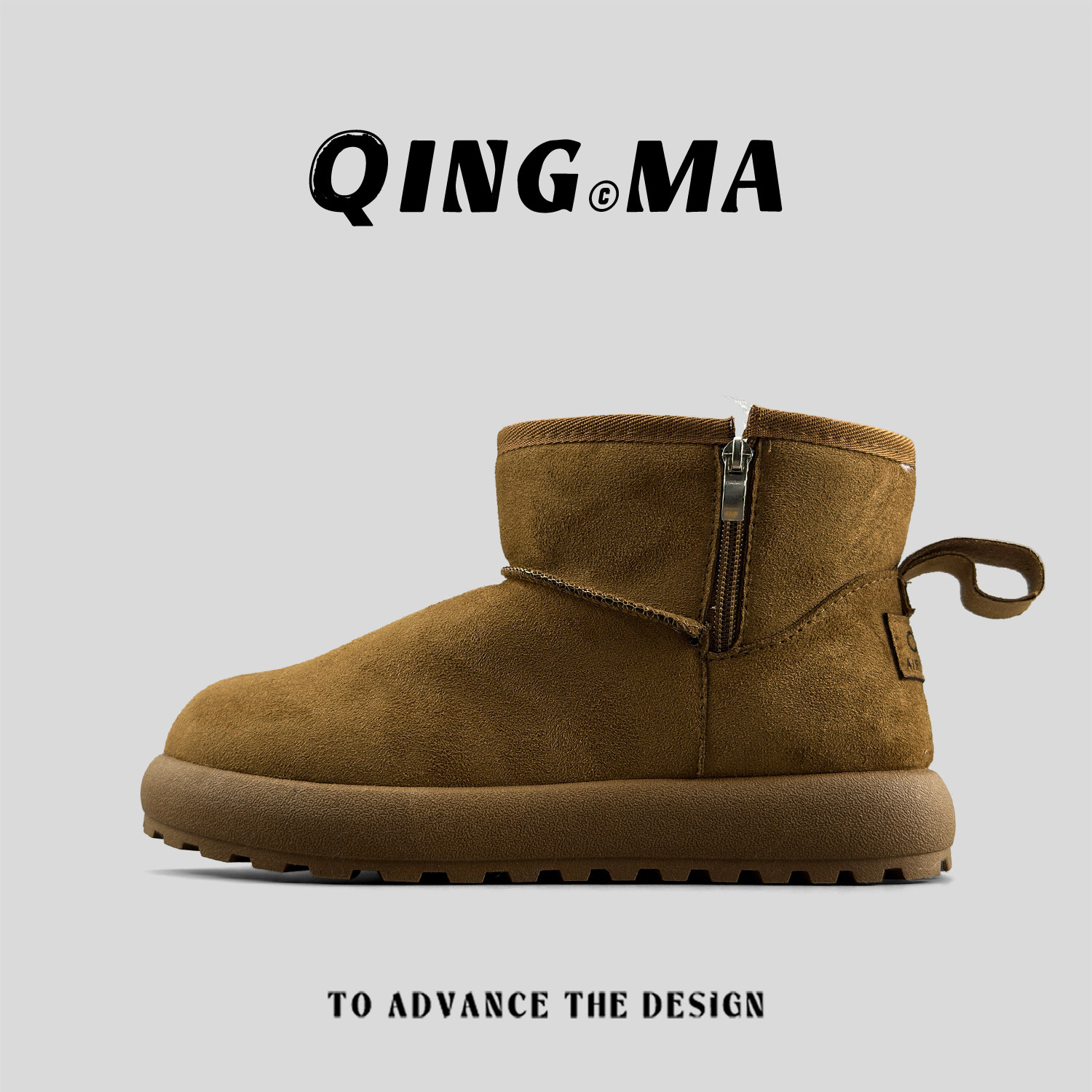 加绒保暖雪地靴户外防寒棉靴