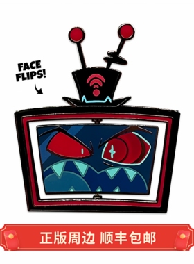 正版 地狱客栈 VOX 透镜式 全息徽章 扣针 Youtooz周边