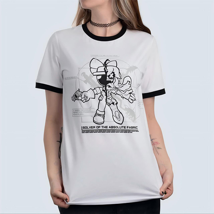 正版 无机杀手 Cyn Anatomy  T恤 衣服 GLITCH周边
