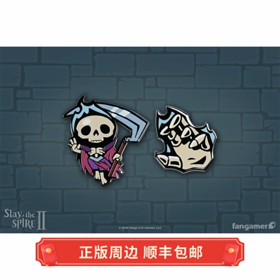 正版 运输中 杀戮尖塔2 The Necrobinder 徽章套装 Fangamer周边