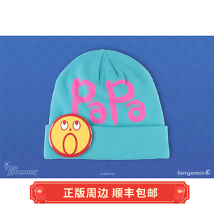 正版 现货 逆转裁判  PaPa  休闲帽 无檐帽 带徽章 Fangamer