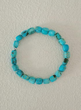 JUZITU天然小众绿松石手链