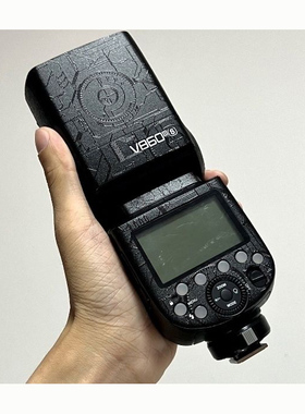 适用神牛闪光灯贴纸V1 V860II III TT350保护贴膜防刮V1 PRO V480