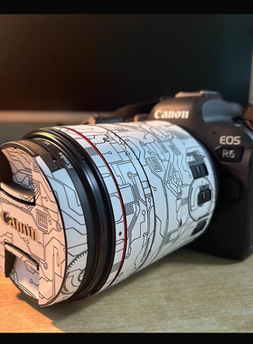 适用佳能RF85 F2 MICRO STM镜头保护贴膜防刮贴纸改色美容磨砂