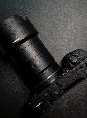 适用索尼相机贴纸NEX-5 NEX6 NEX-7贴膜RX1RII RX1R镜头E18-105