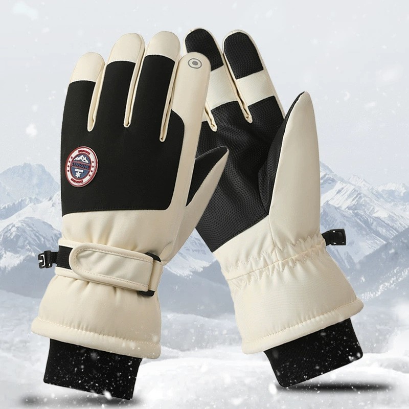 冬季滑雪手套触屏摩托车加