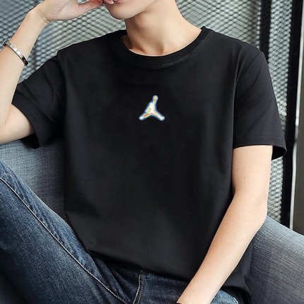 Jordan纯棉运动T恤Nike耐克正品篮球短袖男AJ上衣夏季新款五分袖