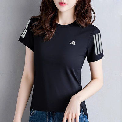 正品假一赔十短袖女速干运动T恤