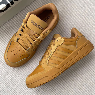 阿迪达斯板鞋男女夏季新款复古篮球运动透气低帮小麦色情侣休闲鞋
