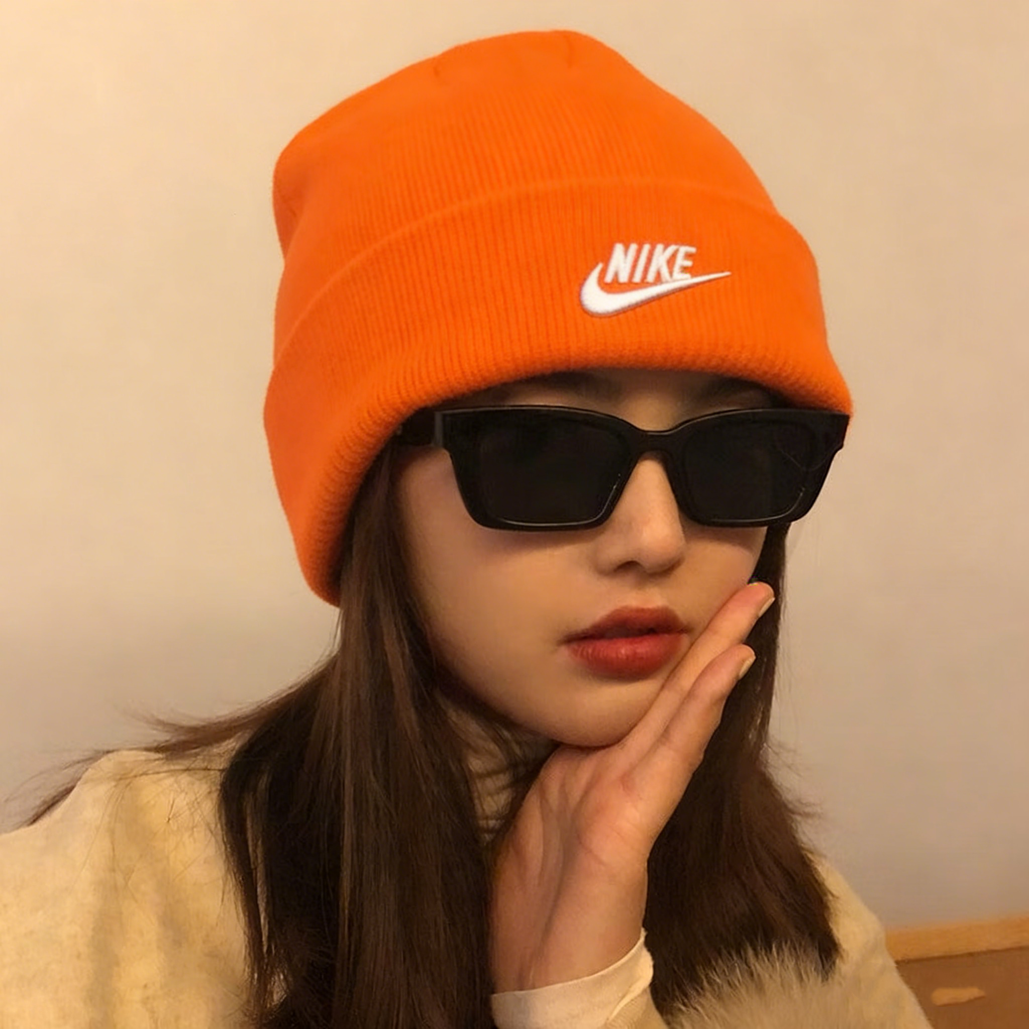 Nike耐克帽子冬季新款毛线帽厚款针织帽男女运动帽休闲冷帽HF0186,运动包/户外包/配件,运动帽,淘宝优惠券,粉丝福利购,淘宝优惠卷